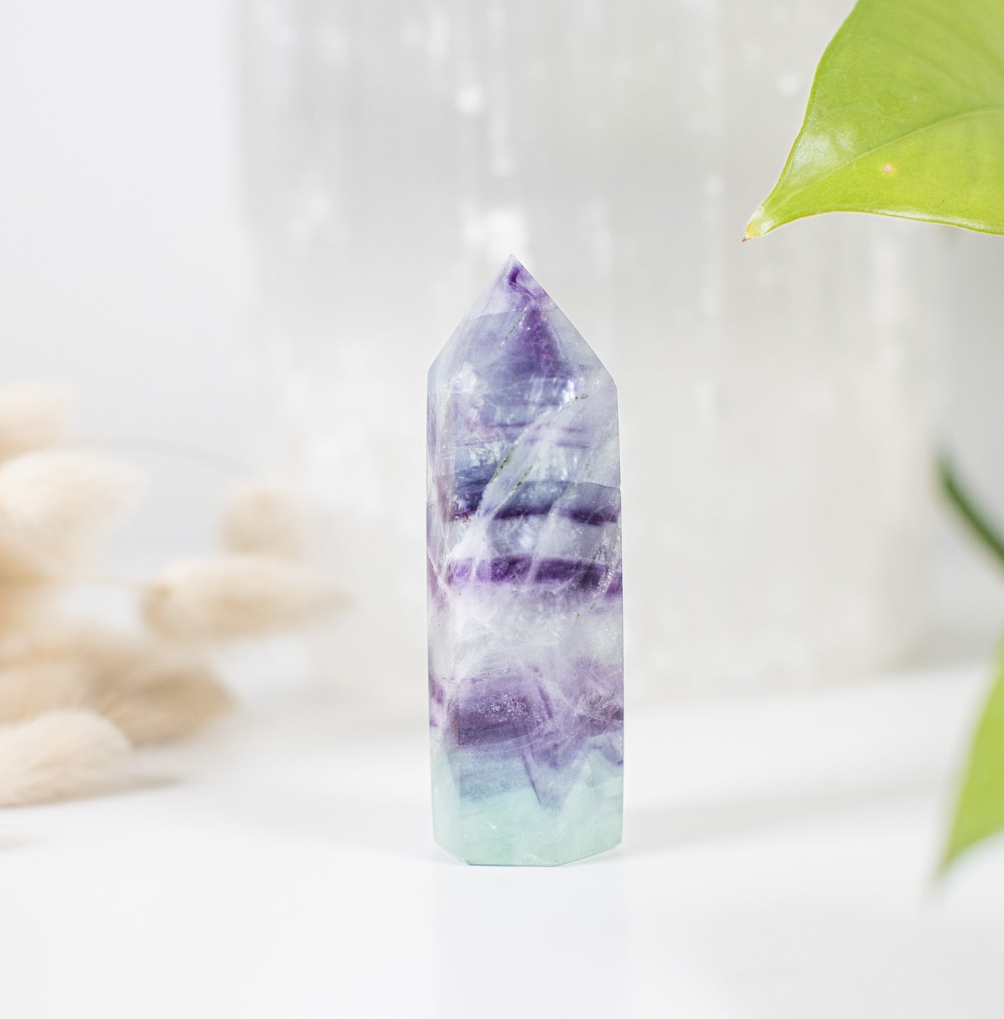 Stunning Rainbow Fluorite Tower
