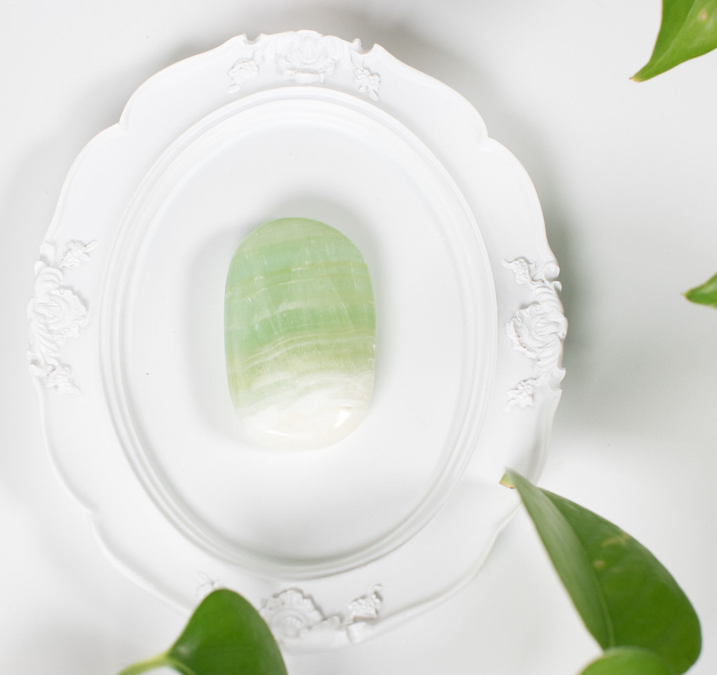 Green Calcite Palmstone
