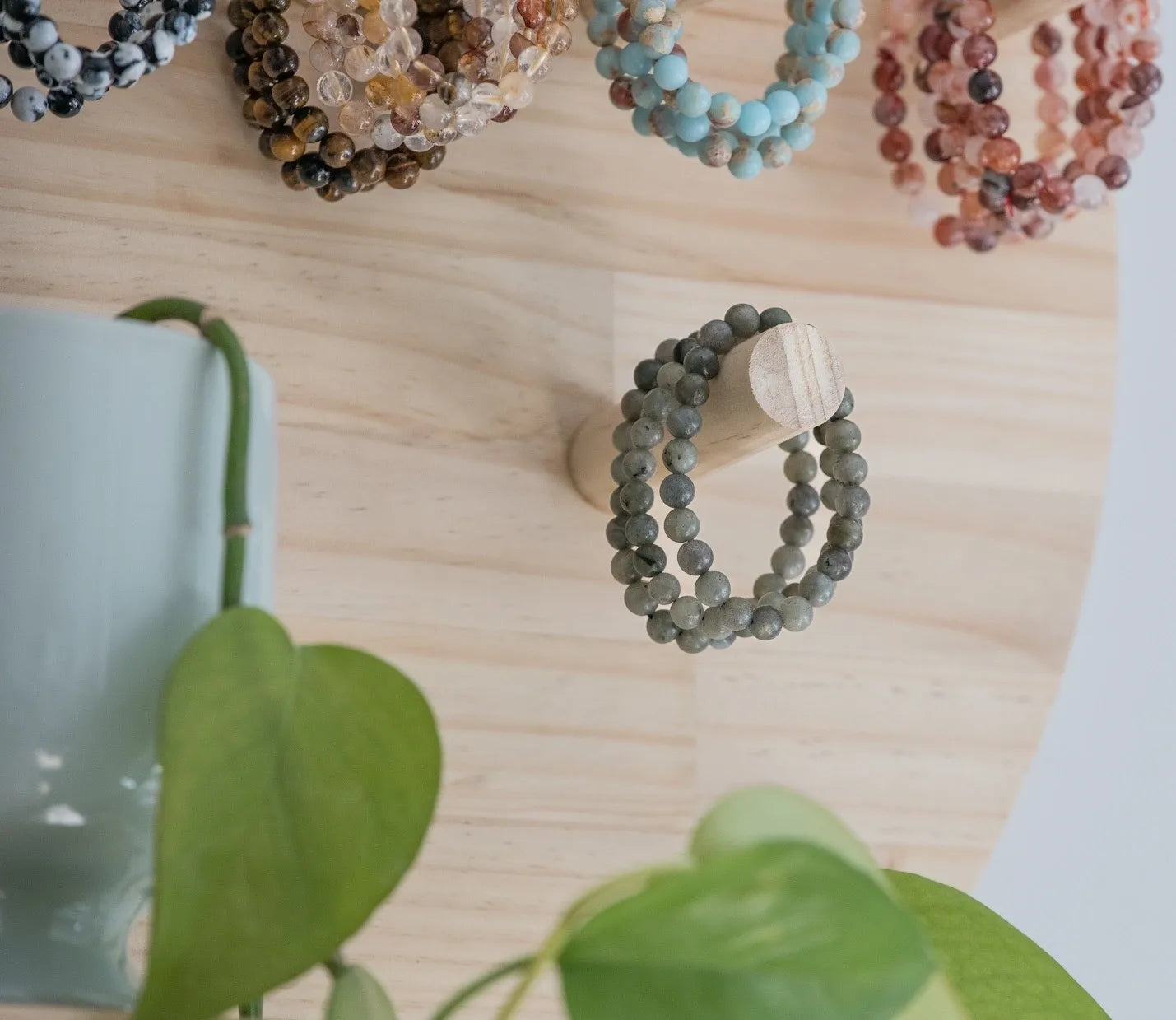 8mm Labradorite Bracelet