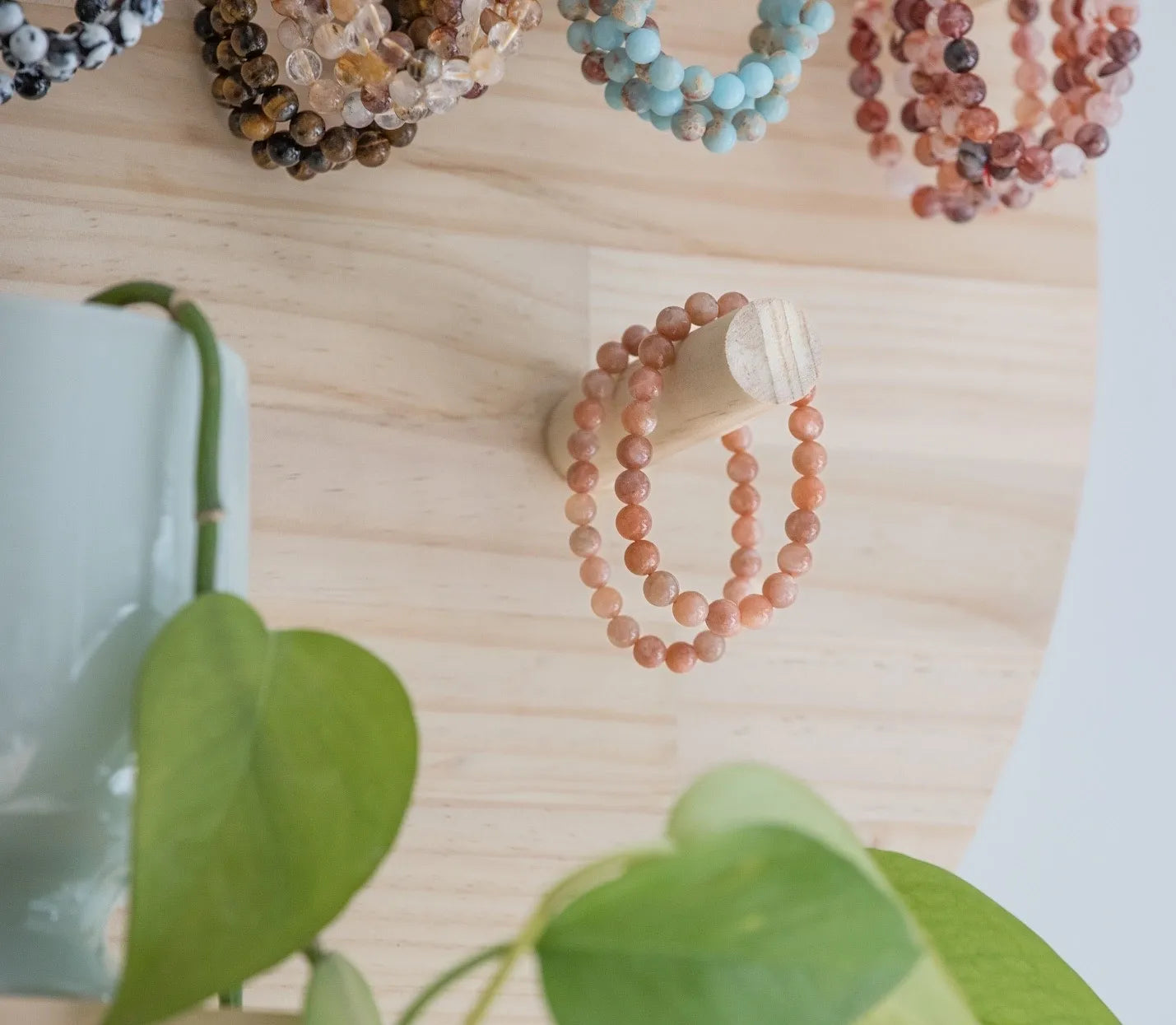 8mm Golden Sunstone Bracelet