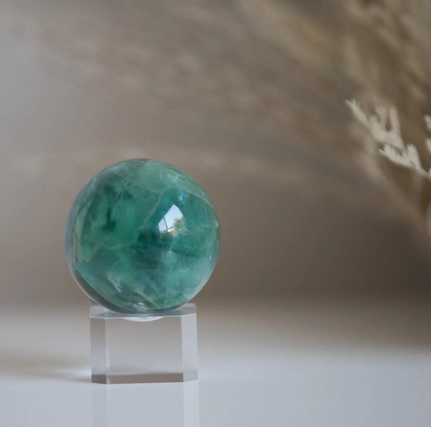 Rainbow Fluorite Sphere