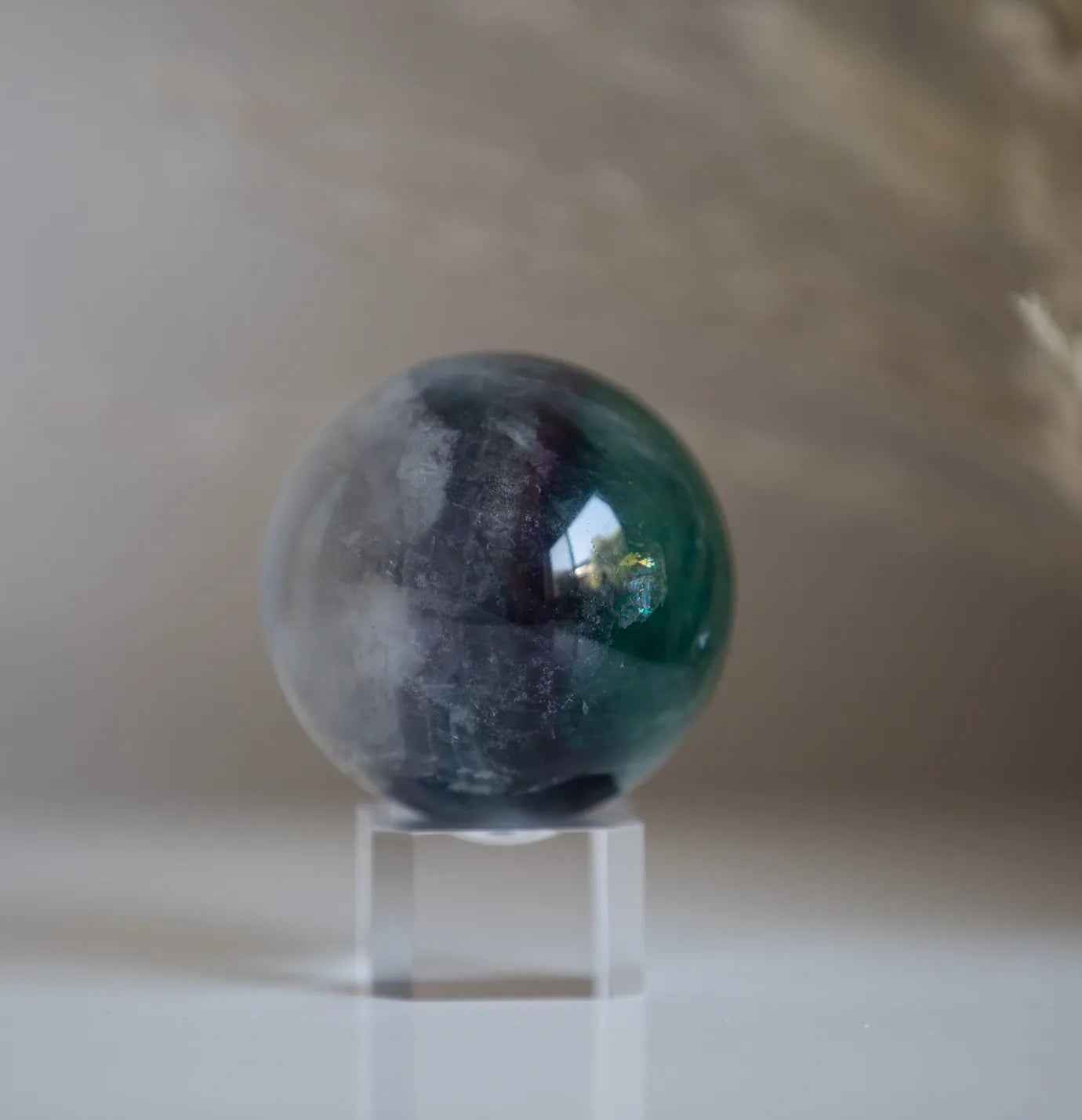 Rainbow Fluorite Sphere