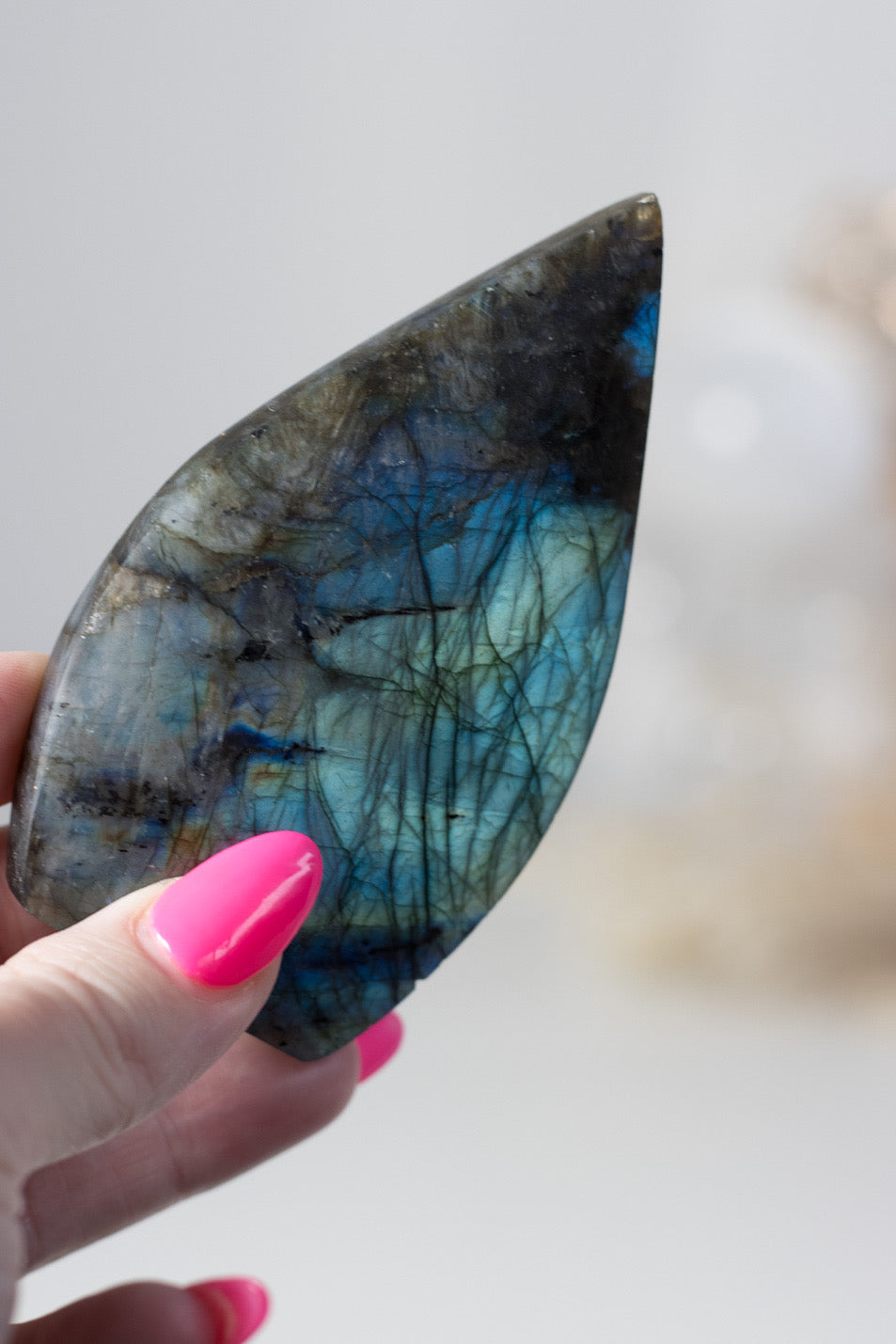 High Flash Labradorite Flame- perfectly imperfect