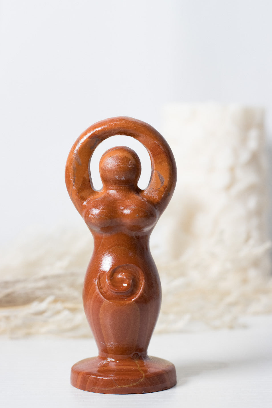 Divine Feminine Red Jasper Goddess
