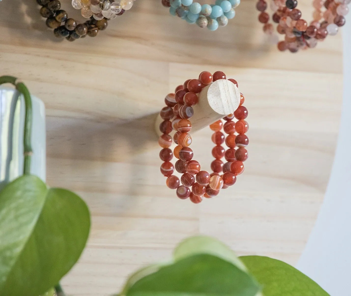 10mm Carnelian Bracelet