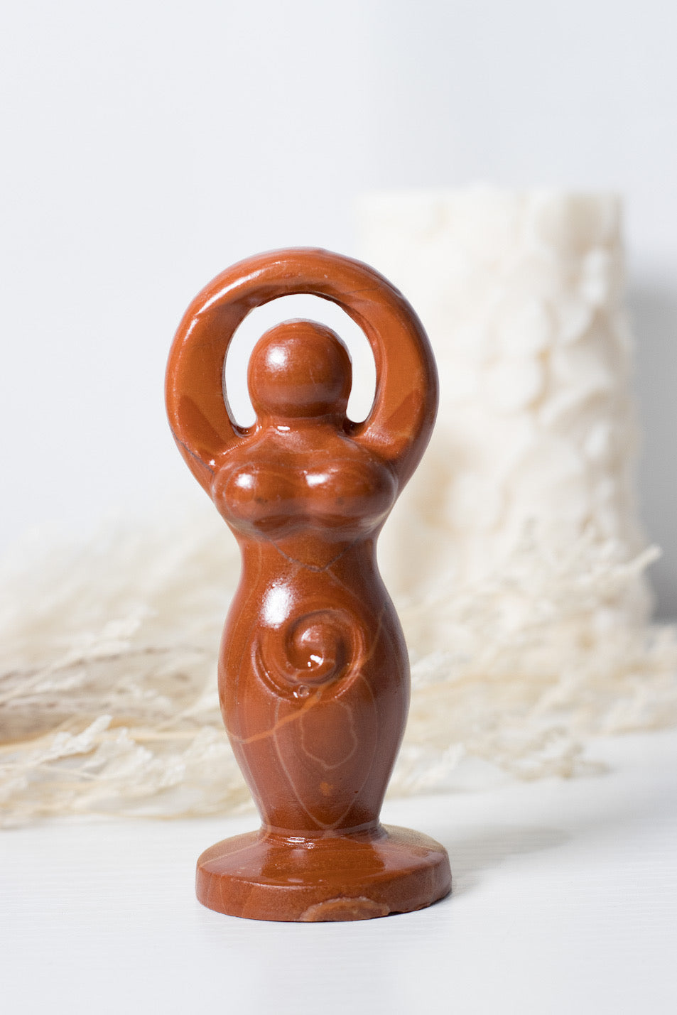 Divine Feminine Red Jasper Goddess
