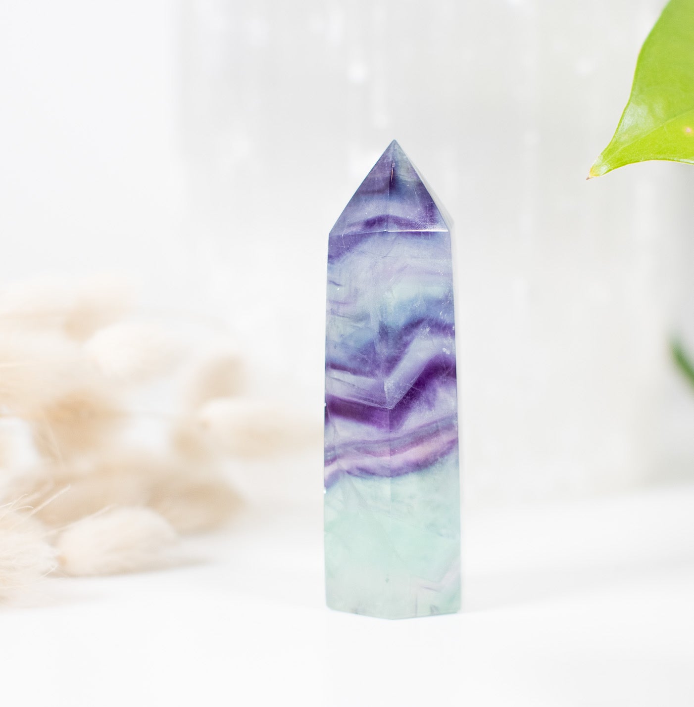 Stunning Rainbow Fluorite Tower