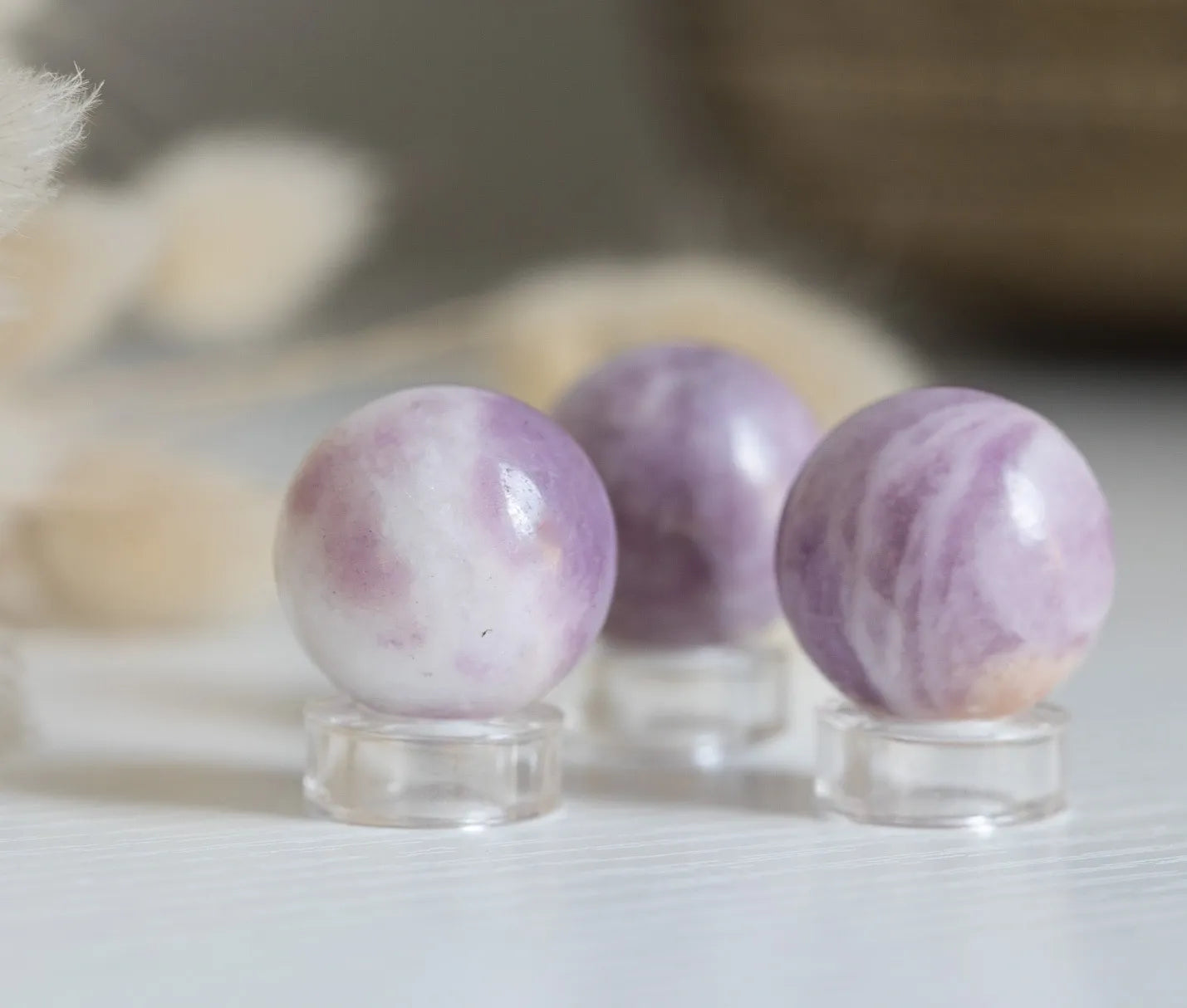 Mini Lepidolite Sphere