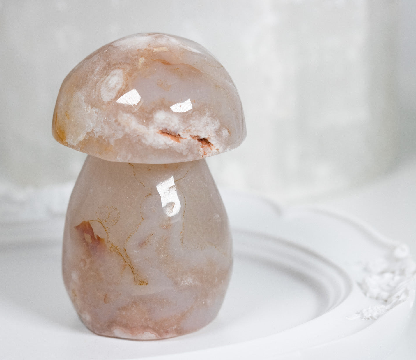 Chonky Flower Agate Shroomy