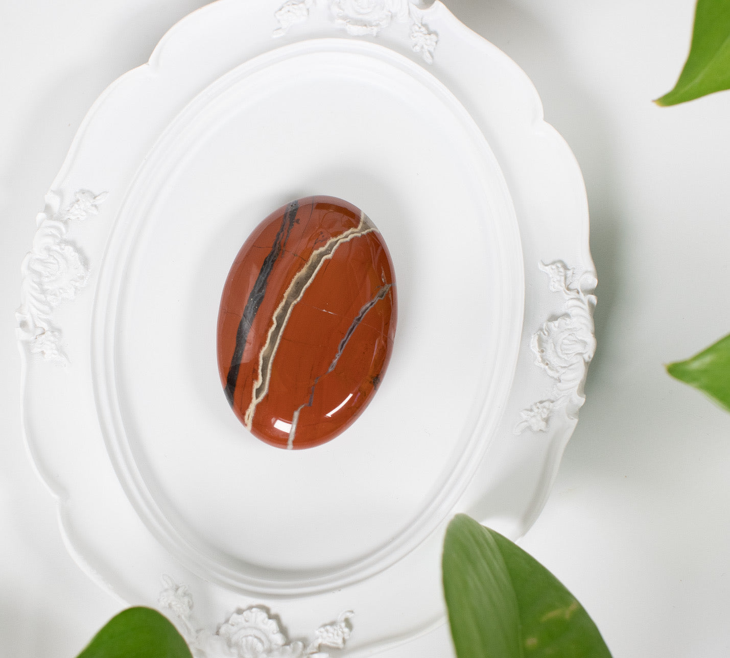 Red Jasper Palmstone
