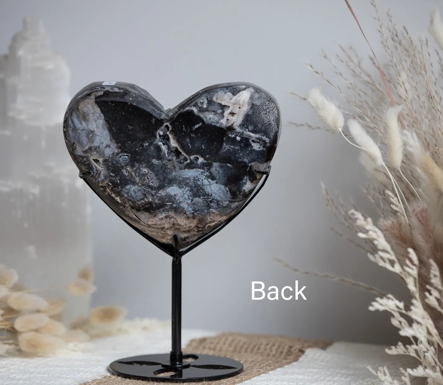 Statement Piece! Druzy Sphalerite Heart