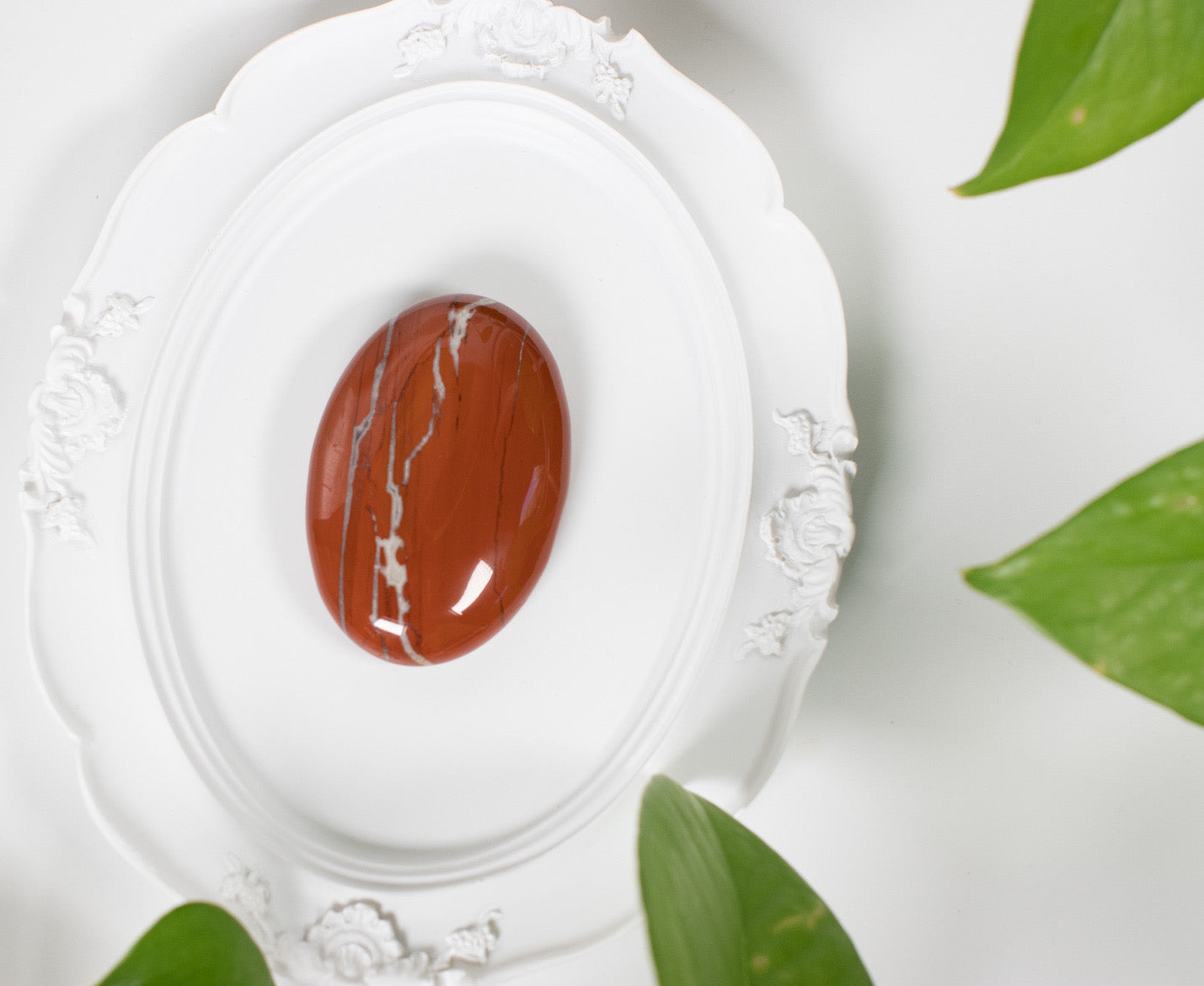 Red Jasper Palmstone