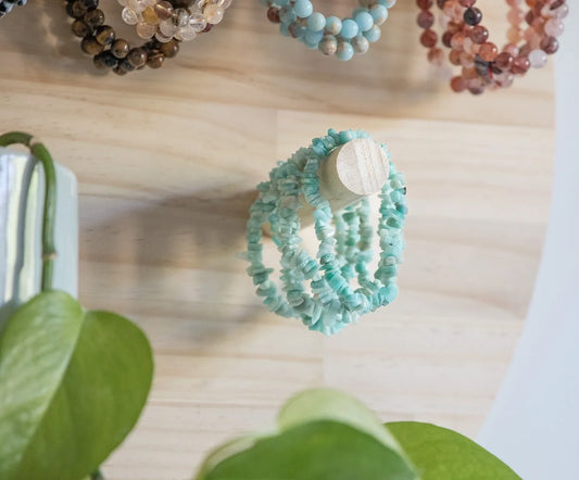 Amazonite Chip Bracelet