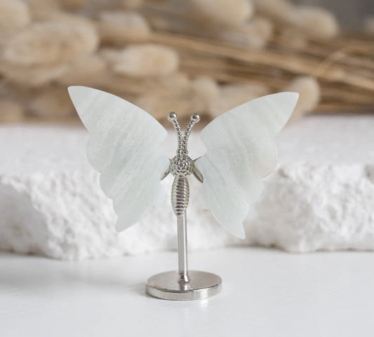 Phoenix Stone mini Butterfly on stand