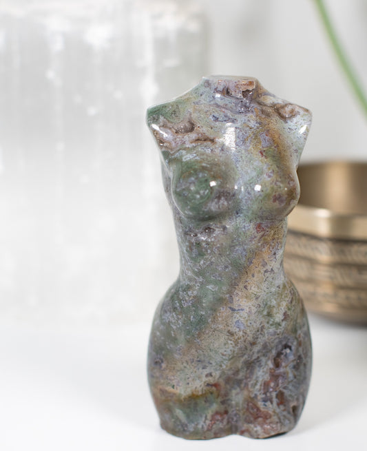 Gorgeous Ocean Jasper Goddess