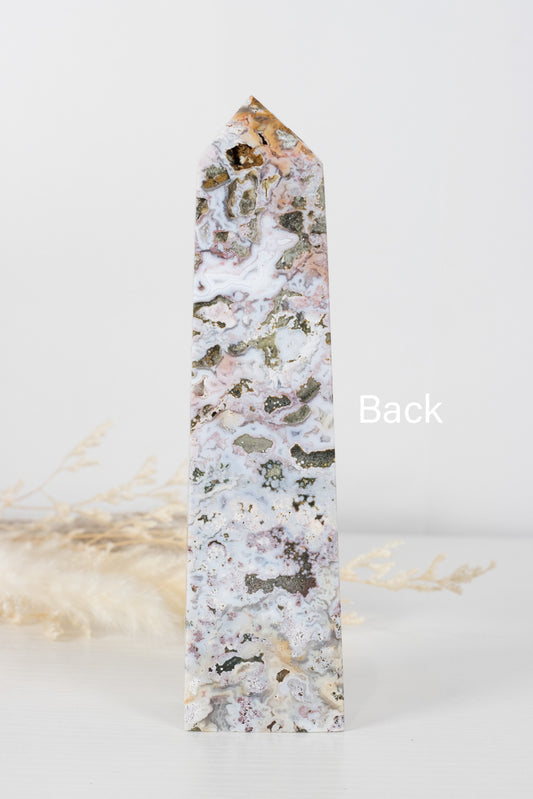 Breathtaking Pink Ocean Jasper Statement