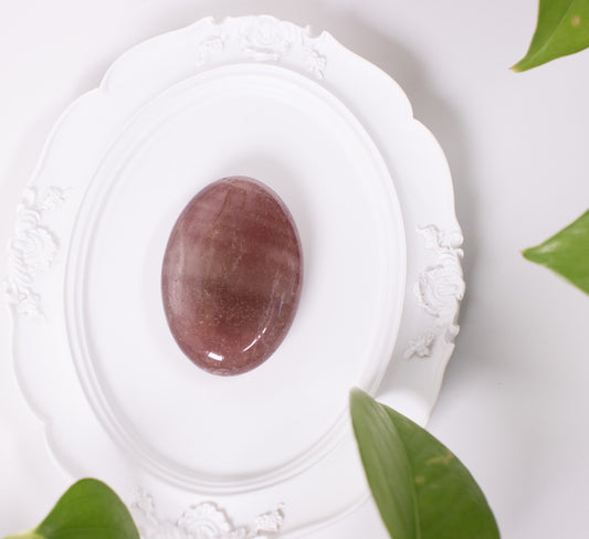 Strawberry Quartz Palmstone
