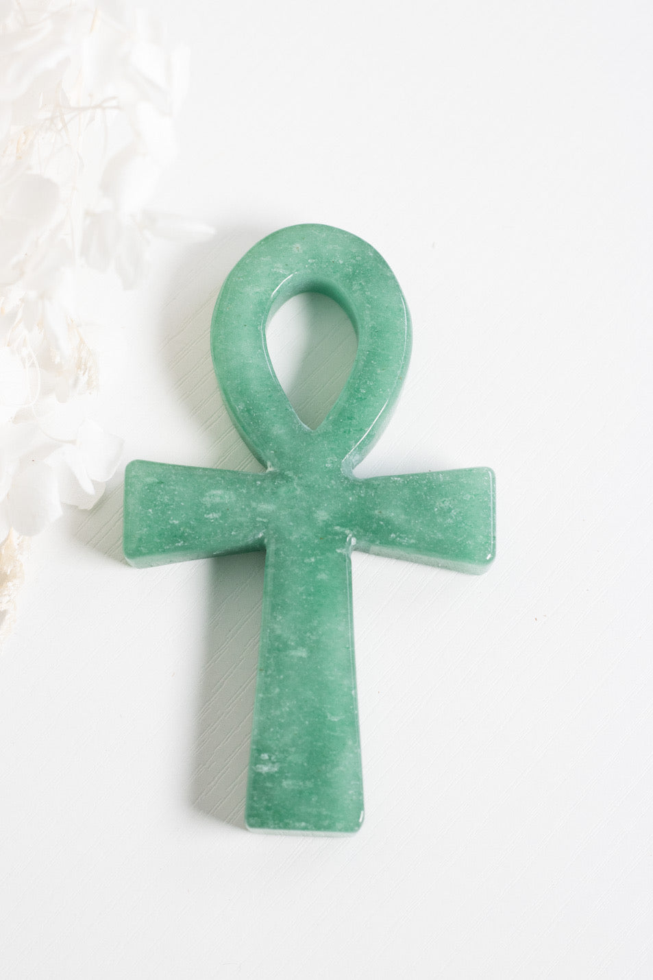 Green Aventurine Ankh
