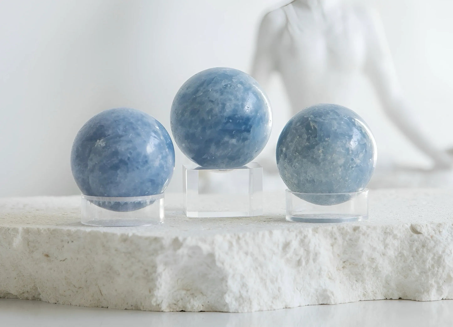 Blue Calcite Sphere