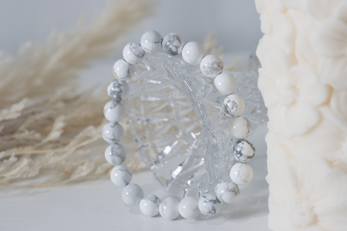 White Howlite Bracelet