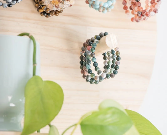 8mm Ocean Jasper Bracelet