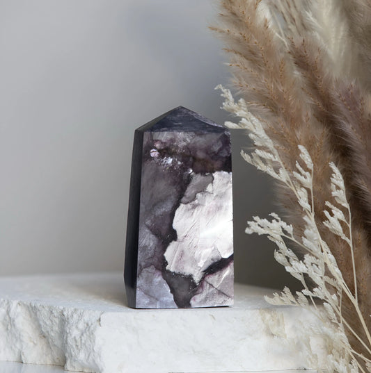 Stunning Gemmy Lepidolite tower