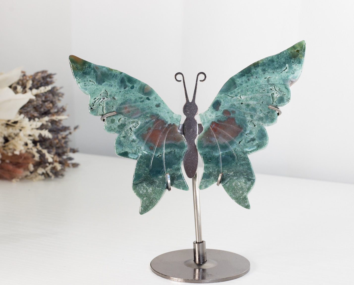 Gorgeous Ocean Jasper Butterfly