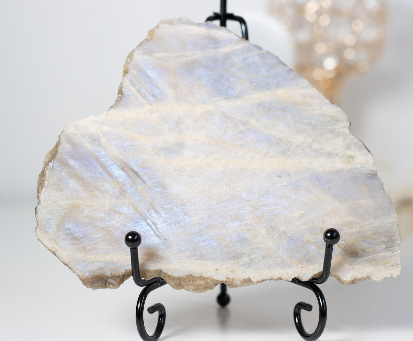 Stunning Moonstone Slab-and stand