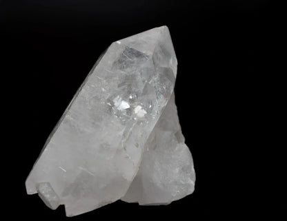 Clear Quartz Cluster with Rainbow Inclusions