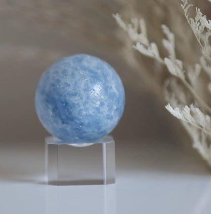 Blue Calcite Sphere