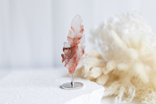 Fire Quartz Feather
