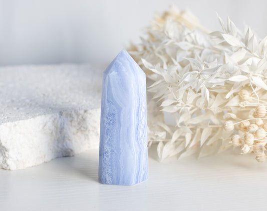 Beautiful Blue Lace Agate Tower
