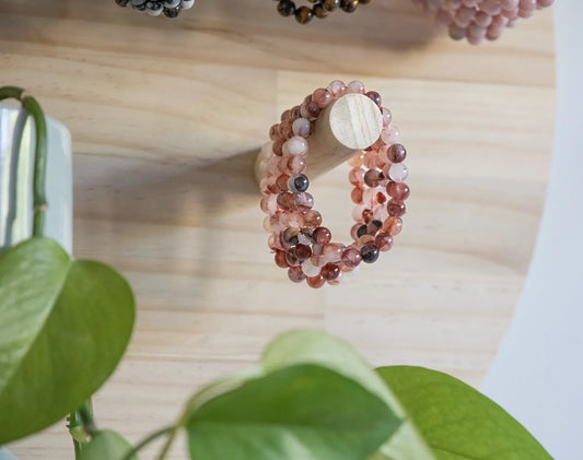 8mm Fire Quartz Bracelet