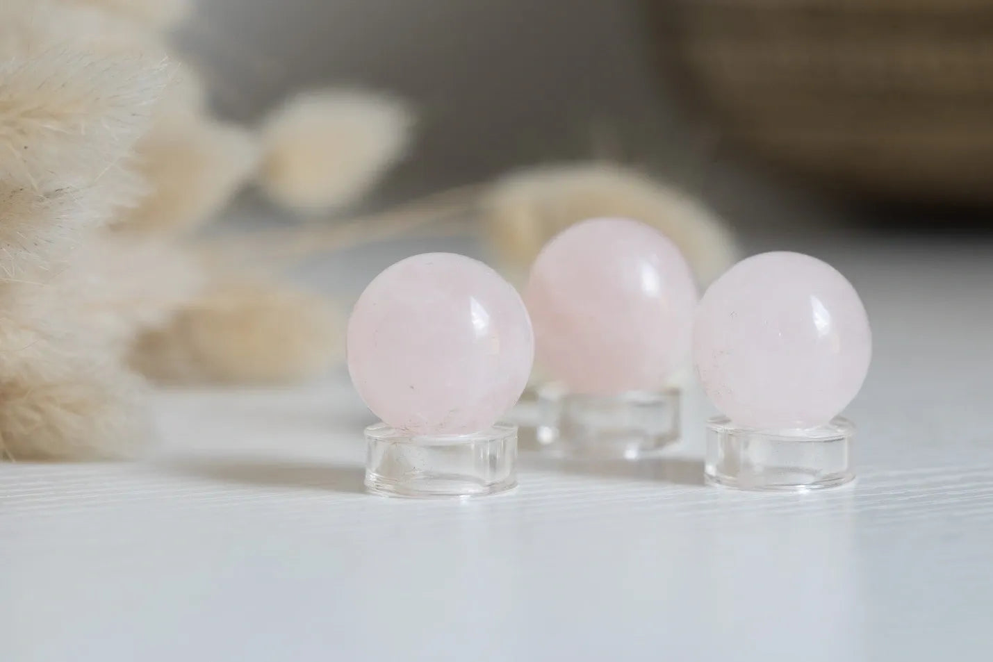Mini Rose Quartz Sphere