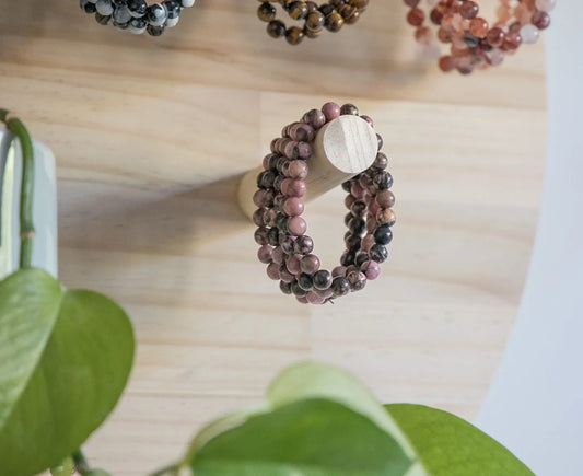 8mm Rhodonite Bracelet