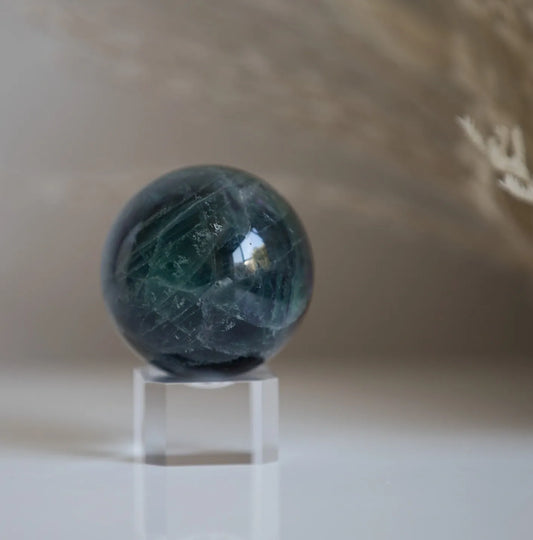 Rainbow Fluorite Sphere