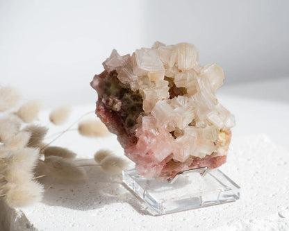 Rare Pink & Green Halite Specimen