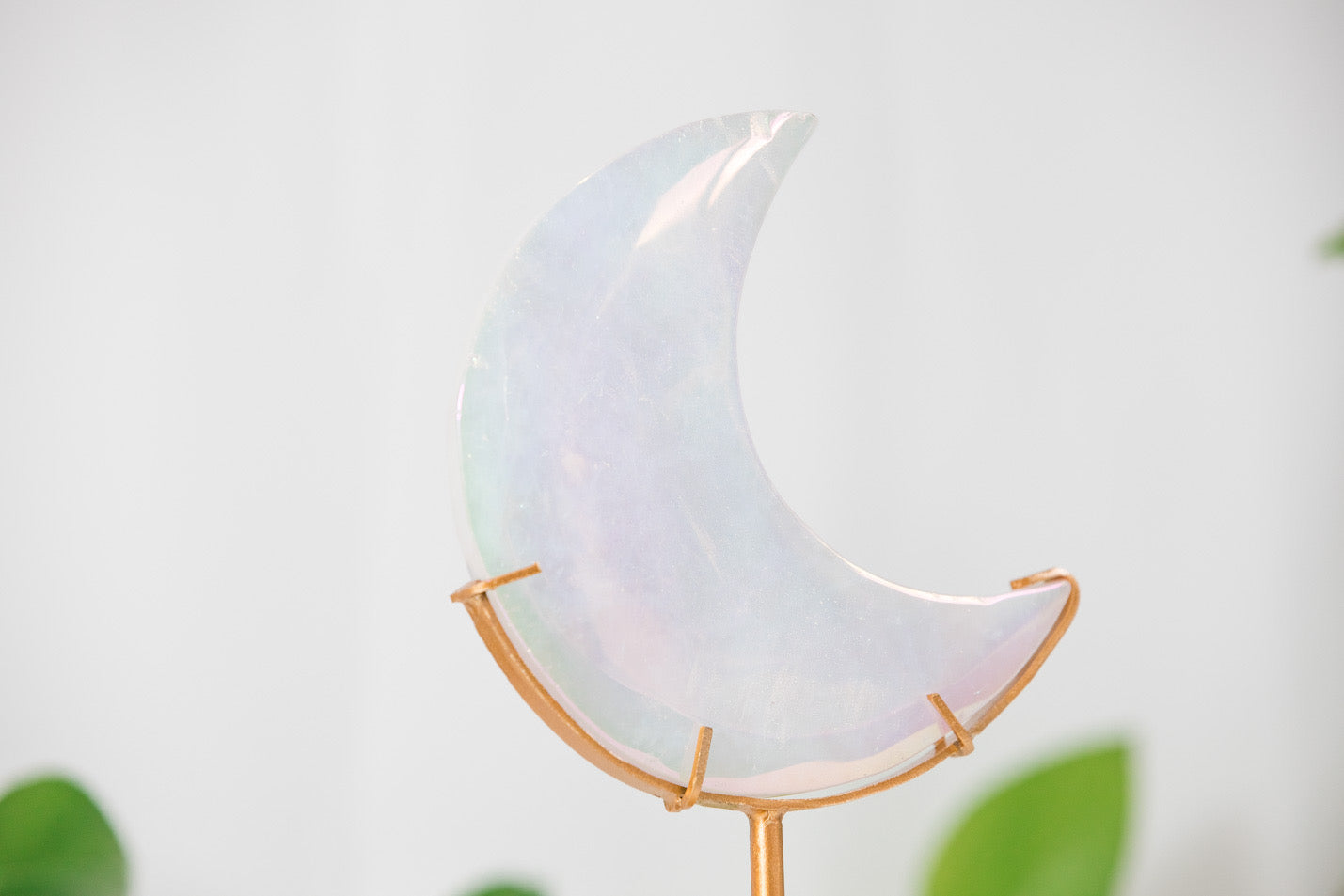 Luminous Aura Quartz Moon
