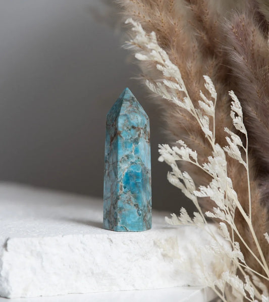 Blue Apatite Tower