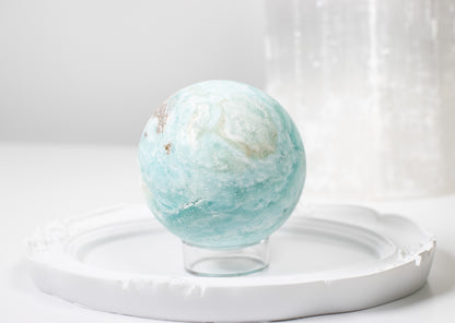 Hemimorphite Sphere