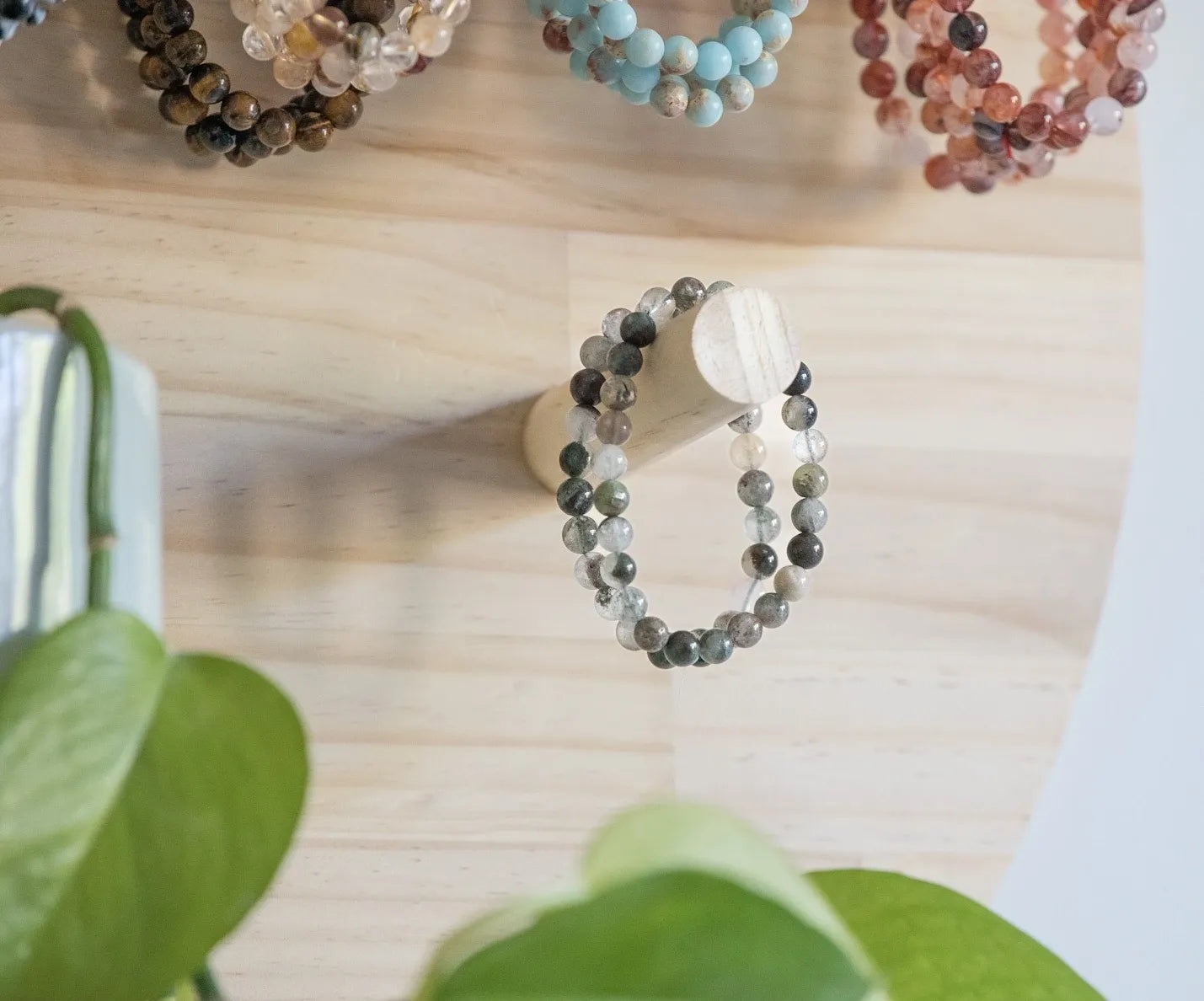 8mm Garden Quartz Bracelet