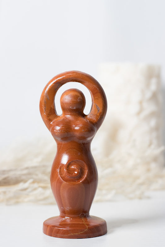 Divine Feminine Red Jasper Goddess