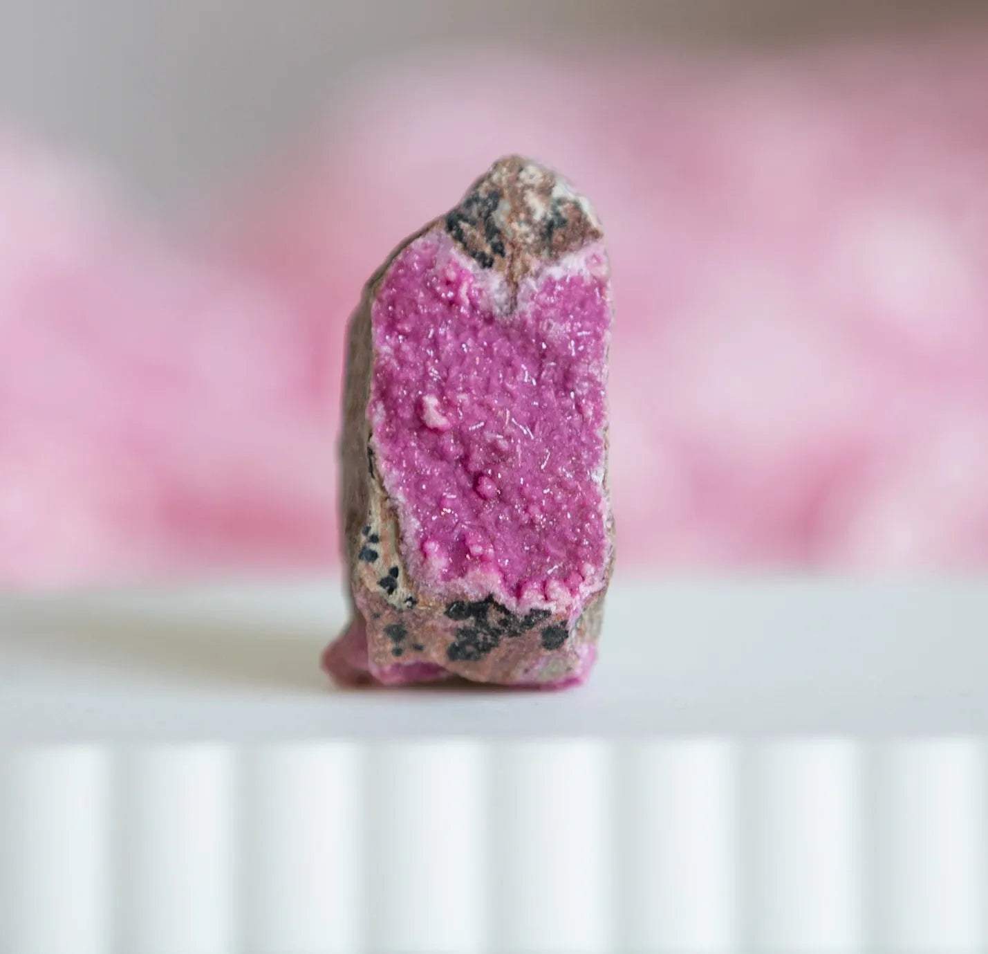 Pink Cobalt Calcite Specimen