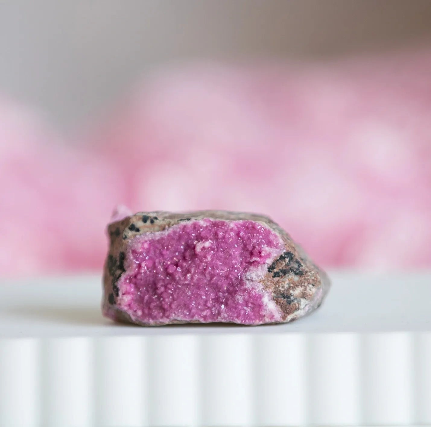 Pink Cobalt Calcite Specimen