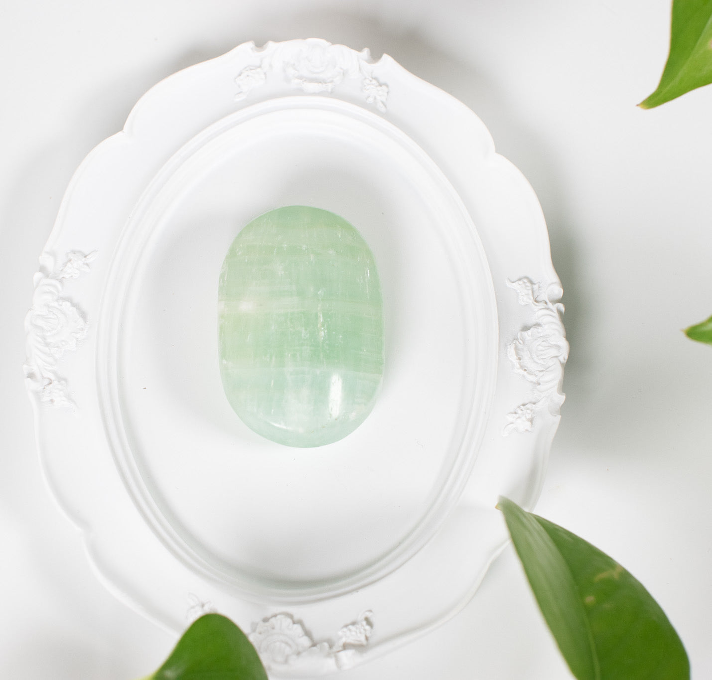 Green Calcite Palmstone