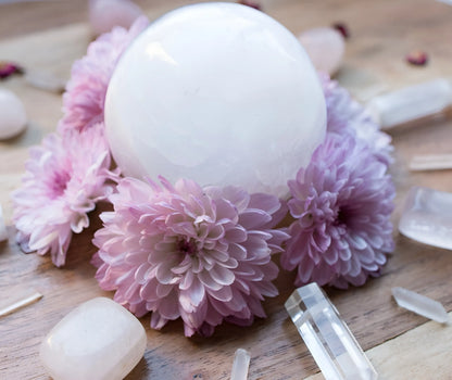 Selenite Sphere