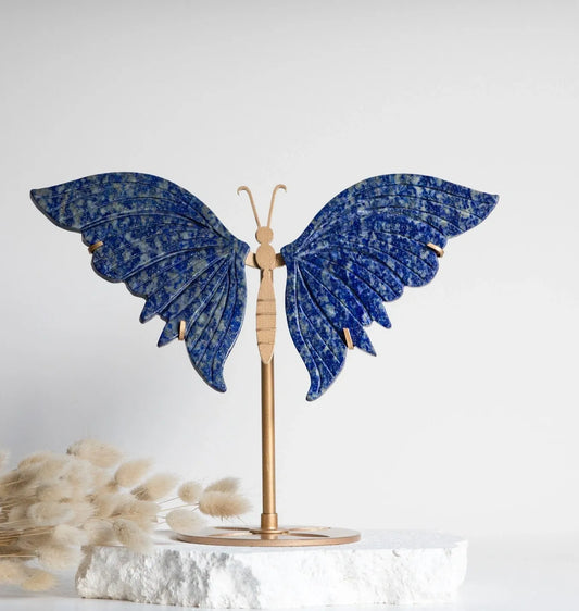 Elegant Lapis Lazuli Butterfly