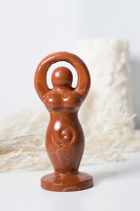 Divine Feminine Red Jasper Goddess