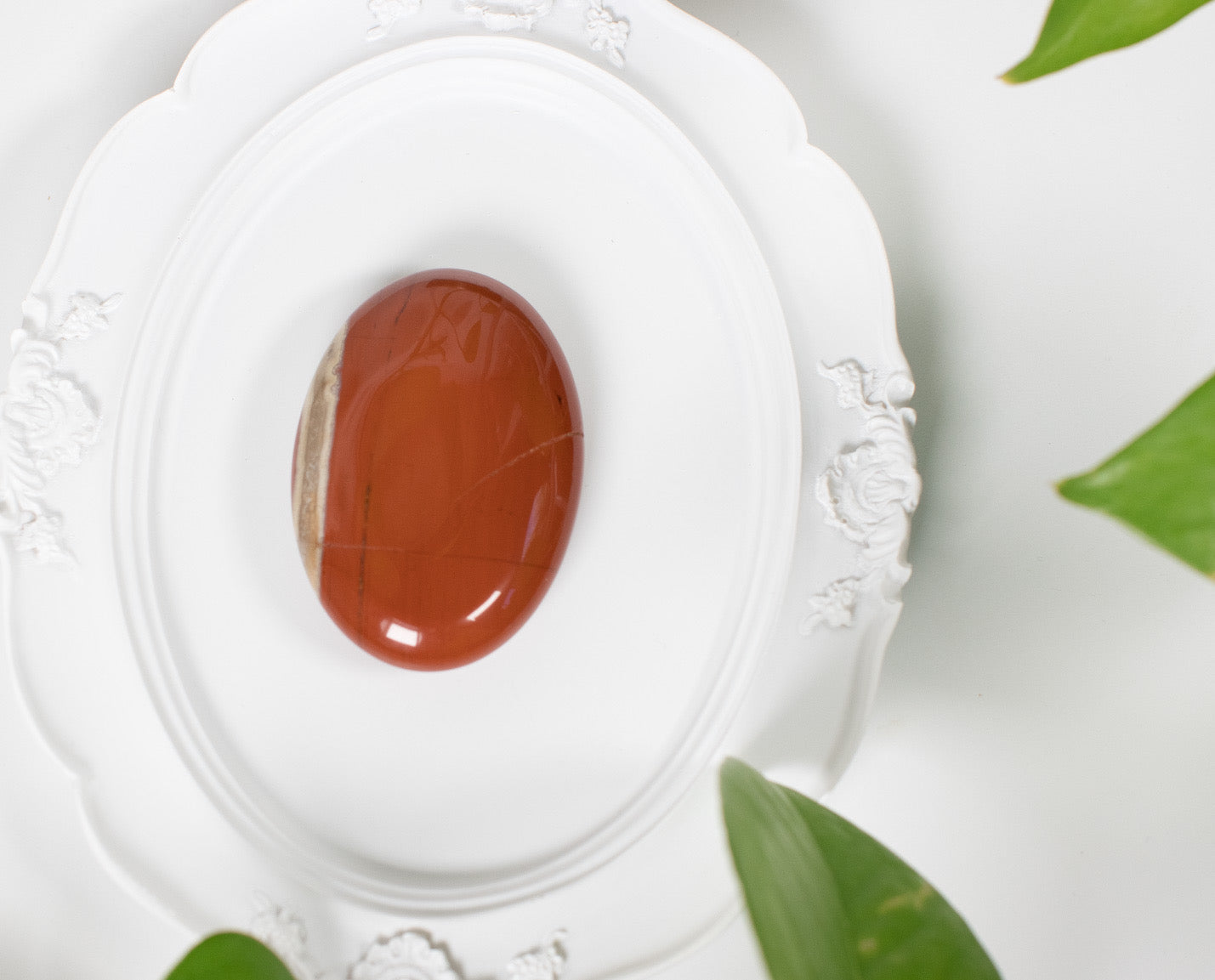 Red Jasper Palmstone