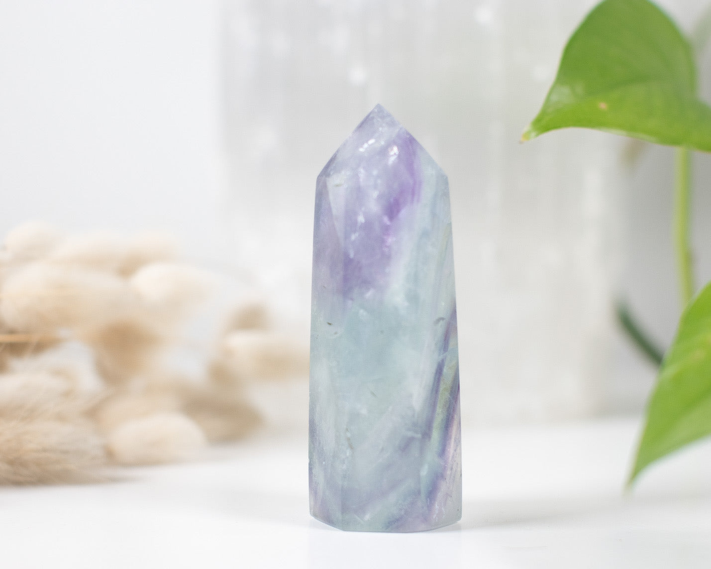 Stunning Rainbow Fluorite Tower